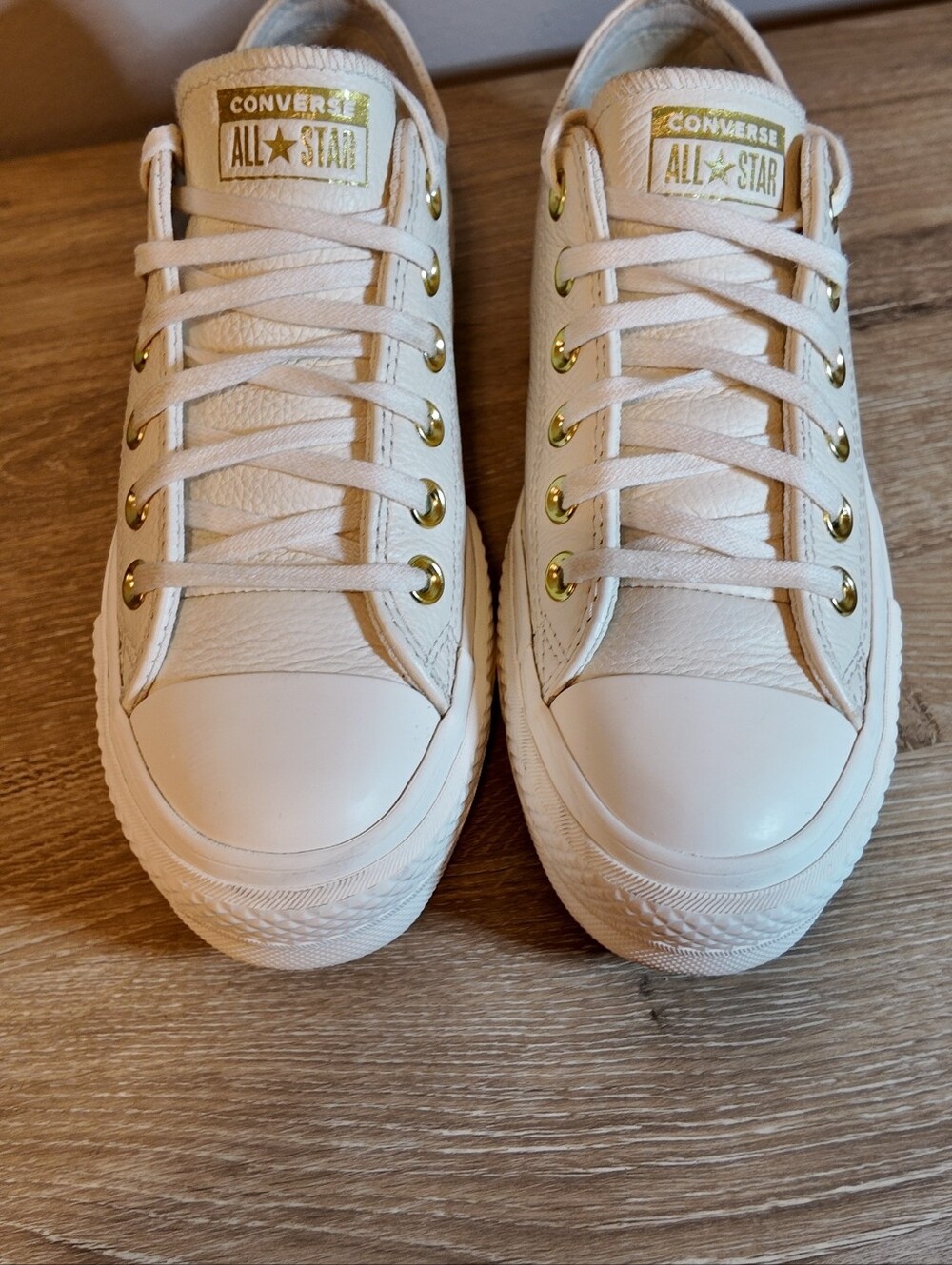 Converse Chuck Taylor All Star Plarform Low Top/ White/ Women's Size 7 - Picture 5 of 13